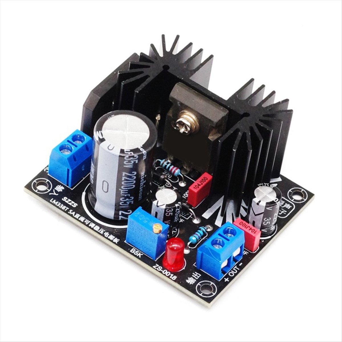 บอร์ดจ่ายไฟแบบปรับค่าได้ LT108 - Diy Electronics Filament บทวิจารณ์และราคา