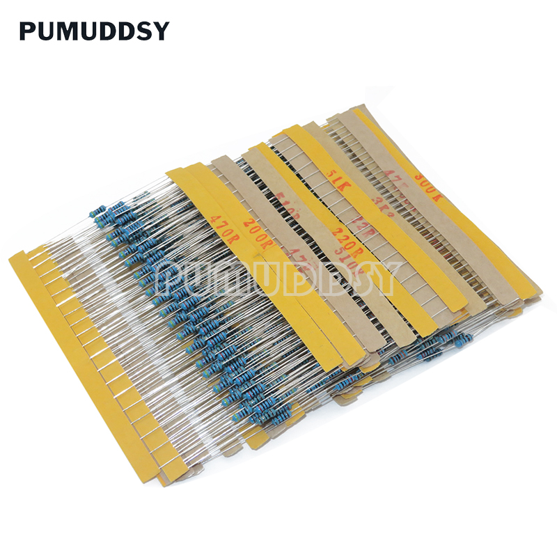 600 ชิ้น/เซ็ต 30 ชนิด 1/4W ควา - Resistor Kit 1 4W บทวิจารณ์และราคา