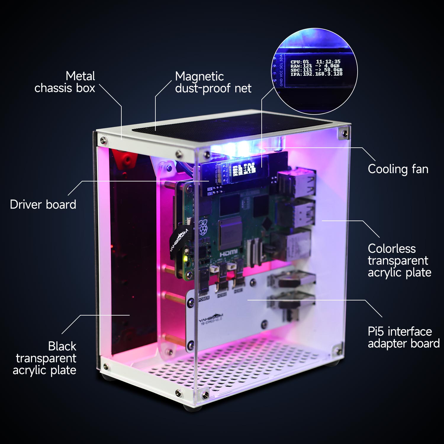 Raspberry Pi 5 กรณีชุดป้องกันพ - Diy Electronics Raspberry Pi บทวิจารณ์และราคา